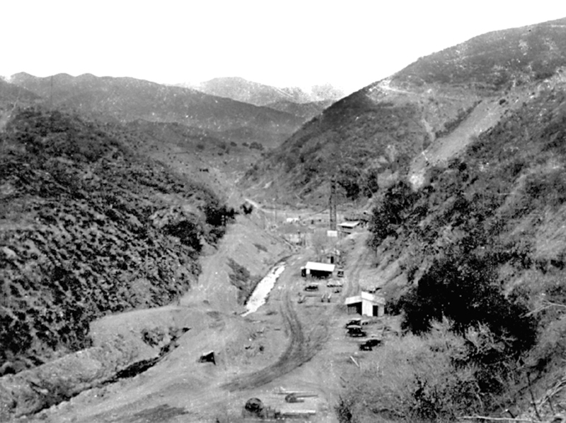 St. Francis Dam Under Construction
SAN FRANCISQUITO CANYON. Photos of the St. Francis Dam disaster.