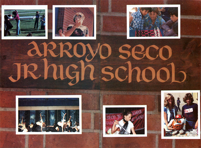Arroyo Seco Junior High School 1981 'Quest' Yearbook