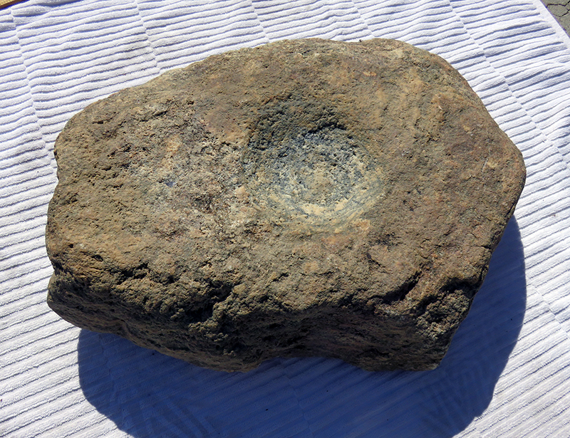 Tataviam Culture Hopper? Mortar. Blum Ranch, Aliso