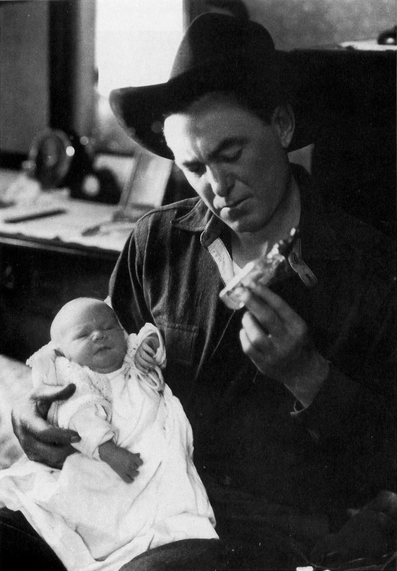 Who played the baby in gunsmoke'' bank baby