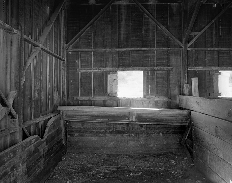 DETAIL OF INTERIOR STABLE; CAMERA FACING SOUTH
