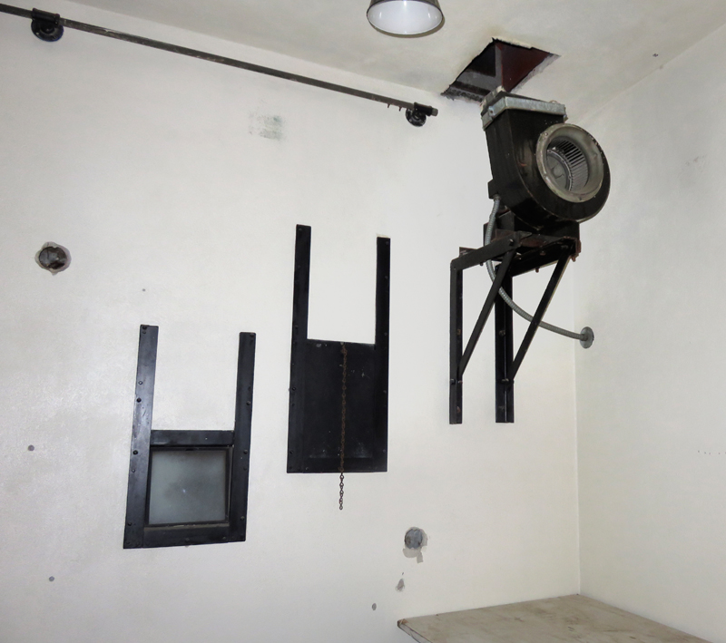Projection room (upstairs)