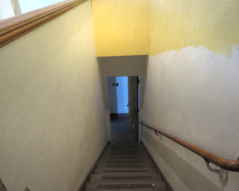 Stairwell leading back down to first floor