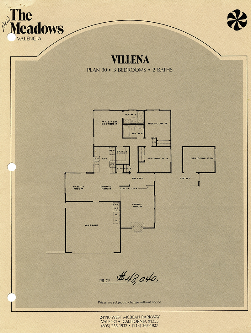 HB1816 Valencia New Meadows (School Area) Floor