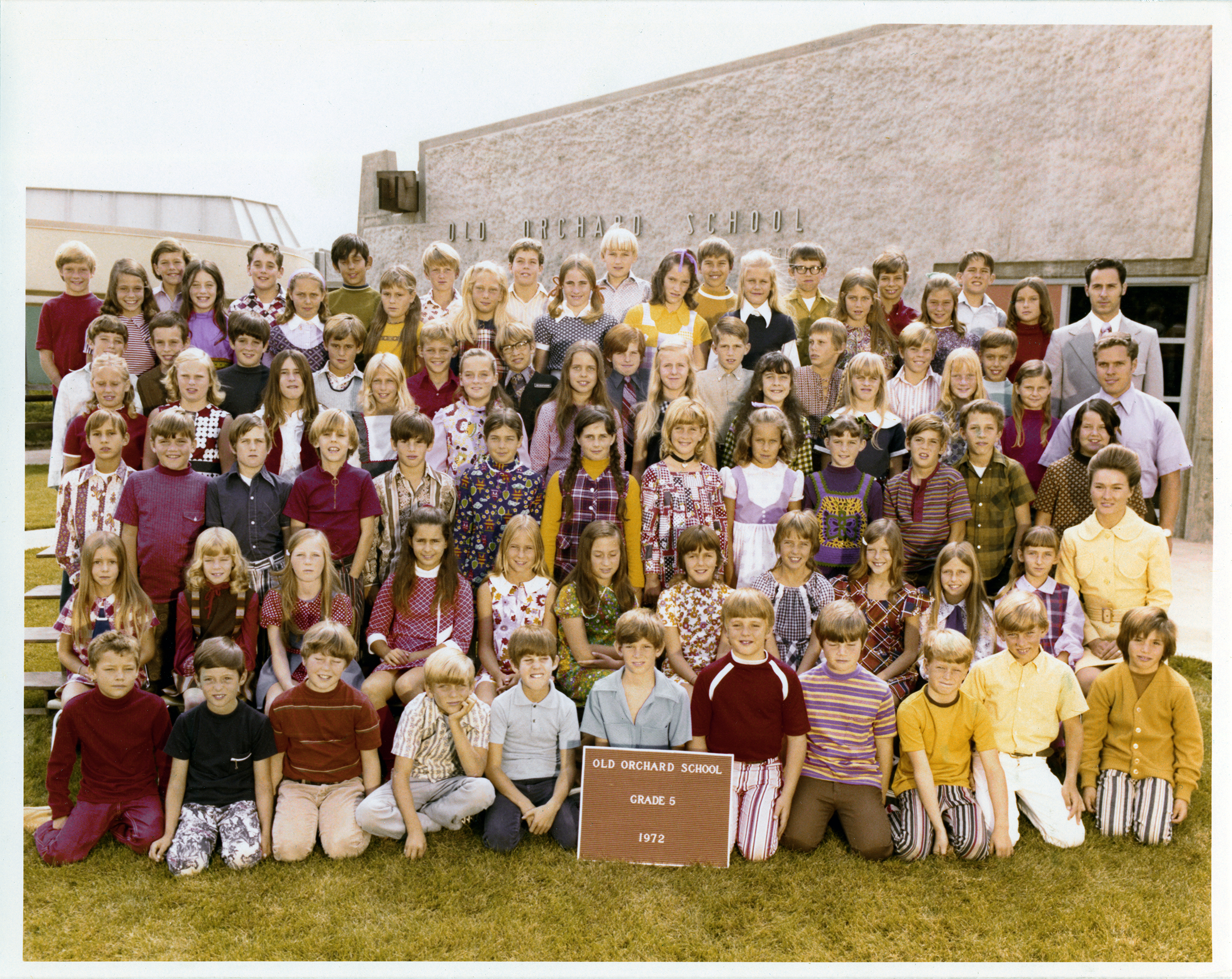 Scvhistory Com Hb72 Valencia Old Orchard Elementary School 1972 73 Grade 5