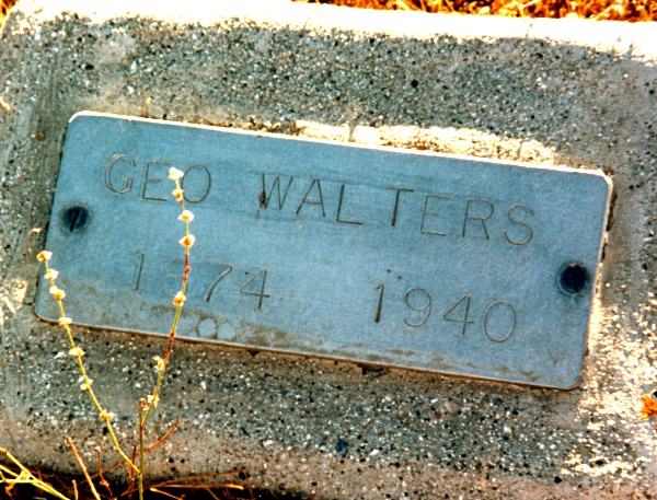 George Walters Gravestone