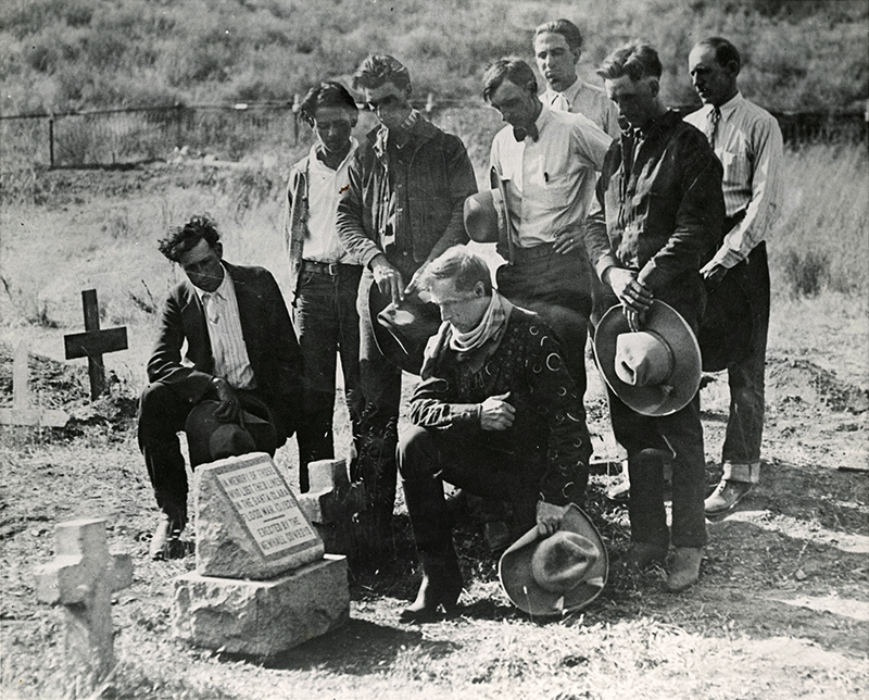 Newhall Cowboys Place Marker at Ruiz Cemetery. SAN FRANCISQUITO CANYON. Photos of the St. Francis Dam disaster.
