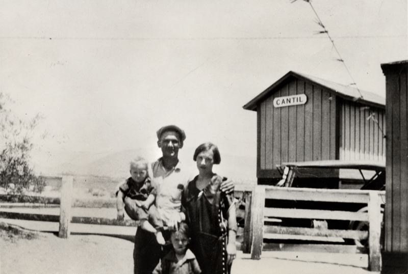 Tony Harnischfeger and family. He was the first victim of the St. Francis Dam disaster