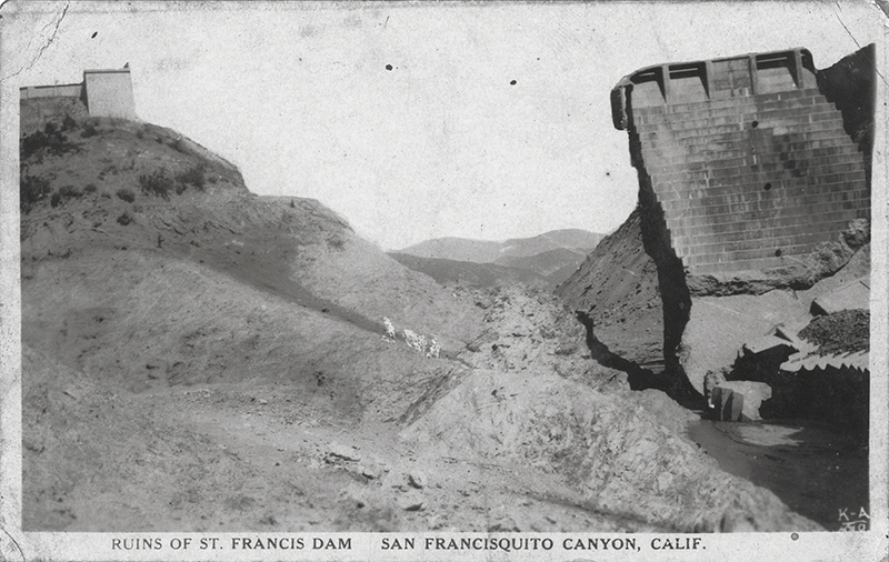 Ruins of St. Francis Dam
SAN FRANCISQUITO CANYON
