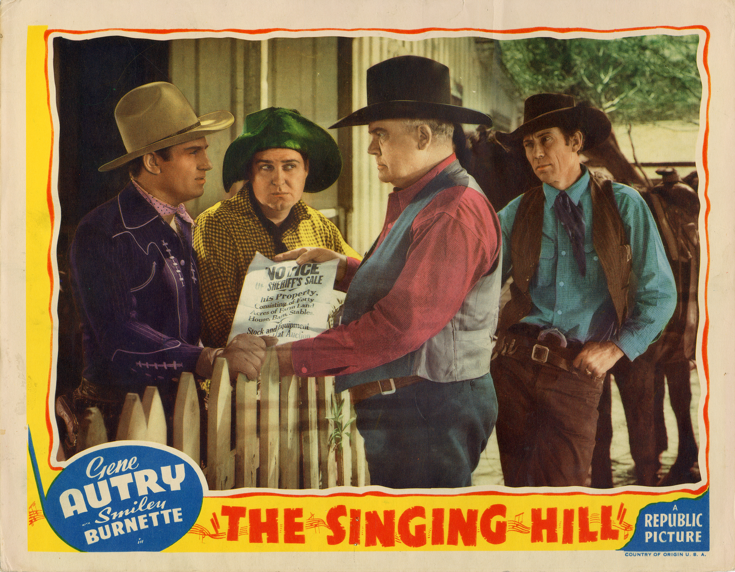 SCVHistory.com LW3249 | Film-Arts | Gene Autry Stars in 'The Singing ...