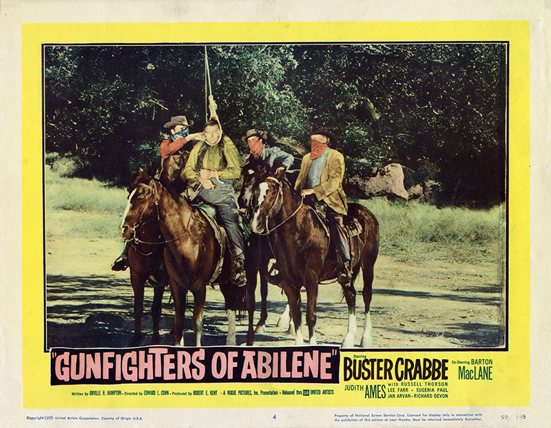 SCVHistory.com LW3417 | Melody Ranch | Buster Crabbe in 'Gunfighters of ...