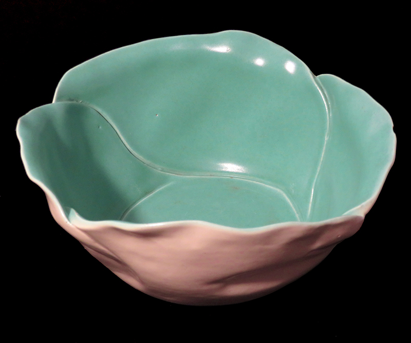LW3656 Newhall La Canada Pottery Salad Bowl, Blue