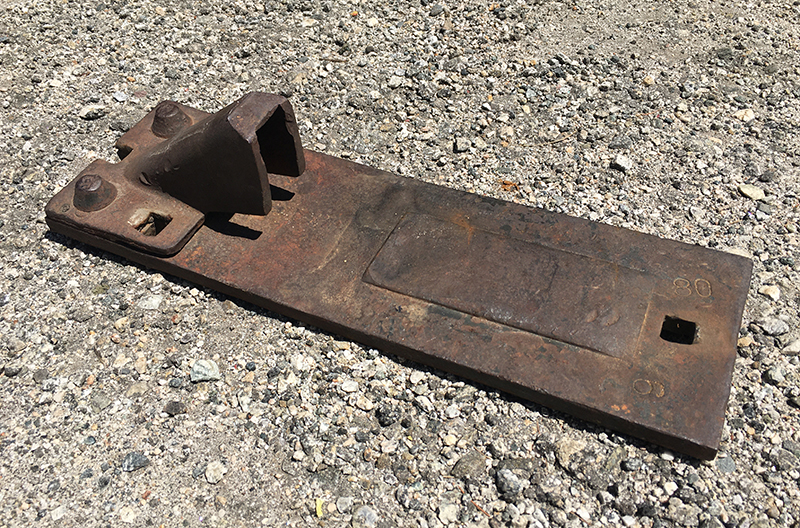 LW3779 Southern Pacific Railroad Relics Switch Tie