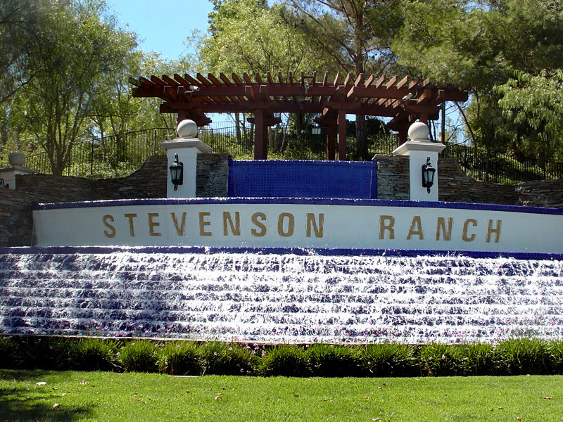 Stevenson Ranch fountain