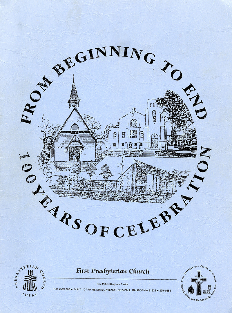 Newhall Centennial History of First Presbyterian
