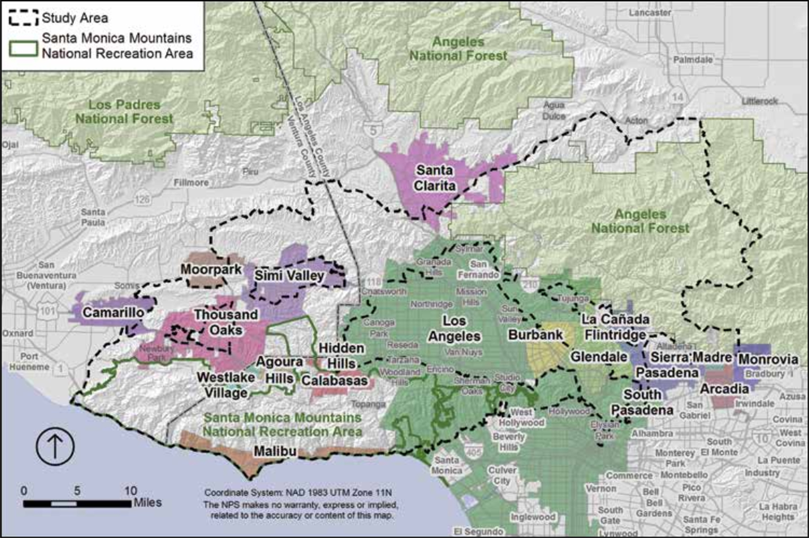 SCVHistory.com | Executive Summary: Rim of the Valley Corridor Special ...